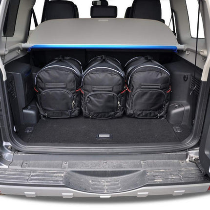 Kjust Reistassenset voor Mitsubishi Pajero 2000-2006 - Set van 5 Tassen met 3 Roltassen en 2 Sporttassen