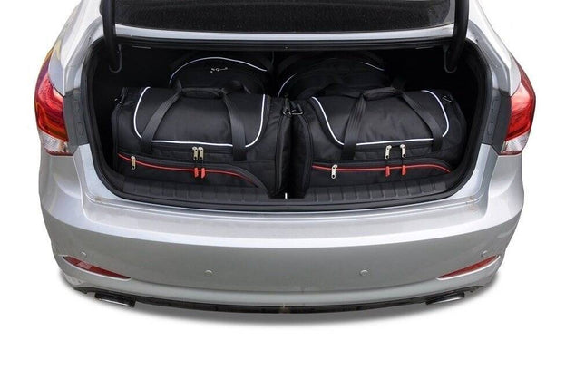 Kjust Reistassenset voor Hyundai i40 Sedan vanaf 2011 - Set van 4 Tassen met 2 Roltassen en 2 Sporttassen