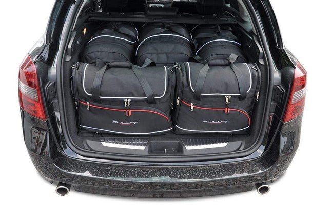 Kjust Reistassenset voor Renault Laguna Sport Tourer 2008-2015 - Set van 5 Tassen met 3 Roltassen en 2 Vliegtuigtassen
