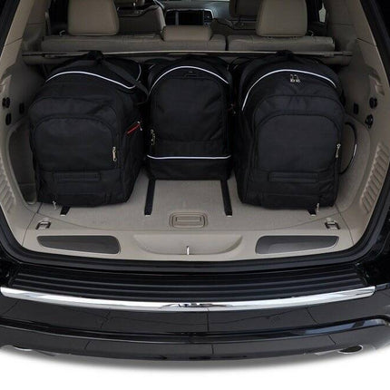Kjust Reistassenset voor Jeep Grand Cherokee 2011-2022 - Set van 4 Tassen met 2 Roltassen en 2 Sporttassen