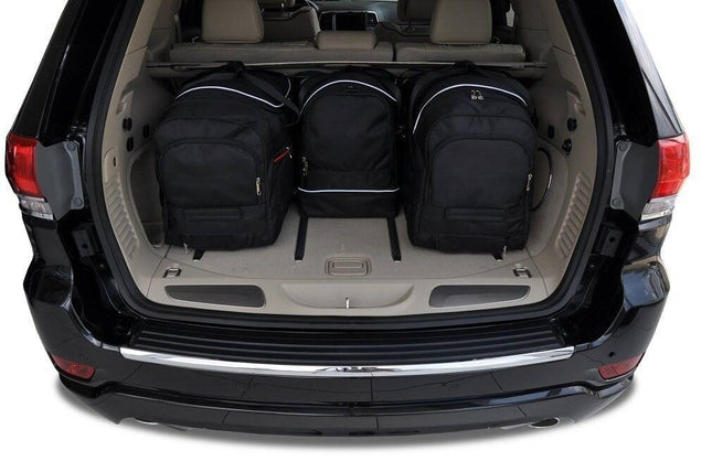 Kjust Reistassenset voor Jeep Grand Cherokee 2011-2022 - Set van 4 Tassen met 2 Roltassen en 2 Sporttassen