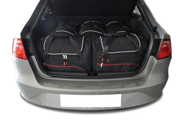 Kjust Reistassenset voor Seat Toledo vanaf 2012 - Set van 5 Tassen met 3 Roltassen en 2 Sporttassen