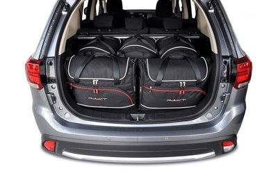 Kjust Reistassenset voor Mitsubishi Outlander 2013-2024 - Set van 5 Tassen met 3 Roltassen en 2 Vliegtuigtassen