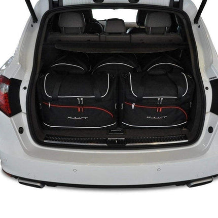 Kjust Reistassenset voor Porsche Cayenne 2010-2018 - Set van 5 Tassen met 3 Roltassen en 2 Vliegtuigtassen