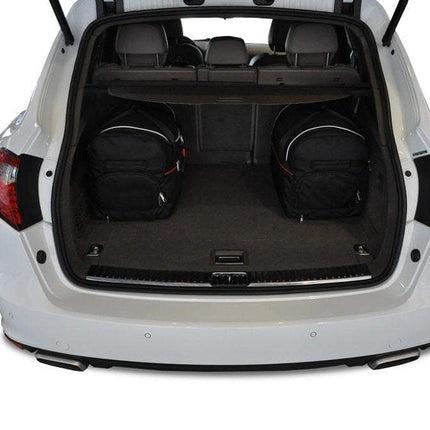 Kjust Reistassenset voor Porsche Cayenne 2010-2018 - Set van 5 Tassen met 3 Roltassen en 2 Vliegtuigtassen