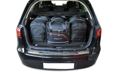 Kjust Reistassenset voor Fiat Croma 2005-2011 - Set van 4 Tassen met 2 Roltassen 1 Sporttas en 1 Vliegtuigtas