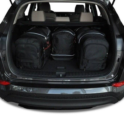 Kjust Reistassenset voor Hyundai Tucson 2015-2020 - Set van 4 Tassen met 2 Roltassen 1 Sporttas en 1 Vliegtuigtas
