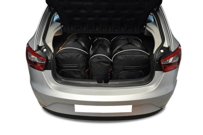 Kjust Reistassenset voor Seat Ibiza 3-deurs SC 2008-2017 - Set van 3 Tassen met 2 Roltassen en 1 Vliegtuigtas