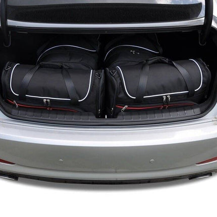 Kjust Reistassenset voor Hyundai i40 Sedan vanaf 2011 - Set van 4 Tassen met 2 Roltassen en 2 Vliegtuigtassen