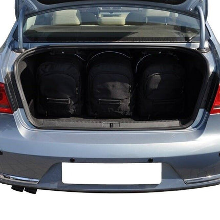 Kjust Reistassenset voor Volkswagen Passat Sedan 2011-2014 - Set van 5 Tassen met 3 Roltassen en 2 Sporttassen