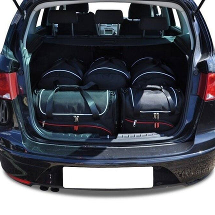 Kjust Reistassenset voor Seat Altea XL 2007-2015 - Set van 5 Tassen met 3 Roltassen en 2 Vliegtuigtassen