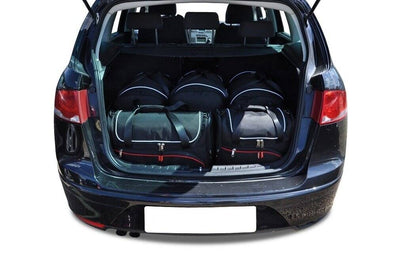 Kjust Reistassenset voor Seat Altea XL 2007-2015 - Set van 5 Tassen met 3 Roltassen en 2 Vliegtuigtassen