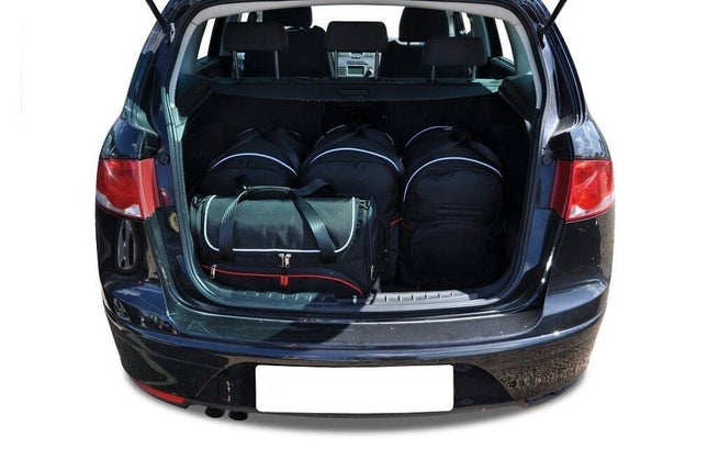 Kjust Reistassenset voor Seat Altea XL 2007-2015 - Set van 5 Tassen met 3 Roltassen en 2 Vliegtuigtassen