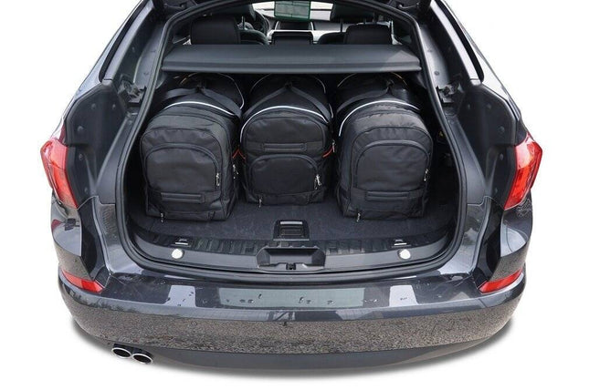 Kjust Reistassenset voor BMW 5 serie GT 2009-2017 - Set van 4 Tassen met 3 Roltassen en 1 Vliegtuigtas