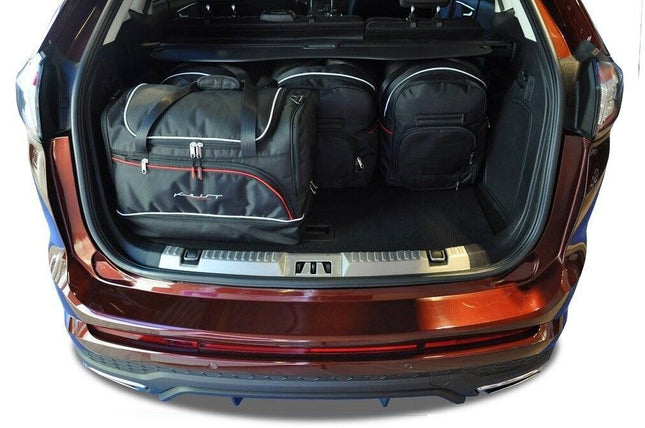 Kjust Reistassenset voor Ford Edge 2016-2019 - Set van 5 Tassen met 3 Roltassen en 2 Sporttassen