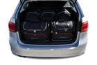 Kjust Reistassenset voor Volkswagen Passat Variant 2011-2014 - Set van 5 Tassen met 3 Roltassen en 2 Vliegtuigtassen