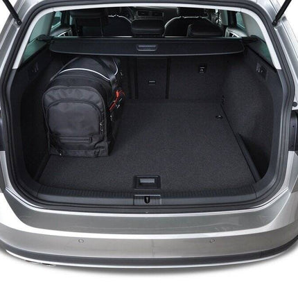 Kjust Reistassenset voor Volkswagen Golf stationwagen 2013-2020 - Set van 5 Tassen met 3 Roltassen en 2 Vliegtuigtassen