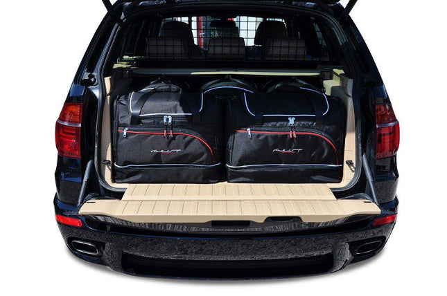 Kjust Reistassenset voor BMW X5 2007-2013 - Set van 5 Tassen met 3 Roltassen en 2 Sporttassen