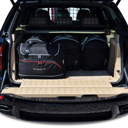 Kjust Reistassenset voor BMW X5 2007-2013 - Set van 5 Tassen met 3 Roltassen en 2 Vliegtuigtassen