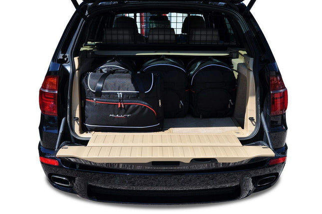 Kjust Reistassenset voor BMW X5 2007-2013 - Set van 5 Tassen met 3 Roltassen en 2 Vliegtuigtassen