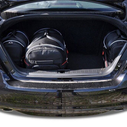 Kjust Reistassenset voor Infiniti Q70 Sedan 2013-2019 - Set van 4 Tassen met 2 Roltassen en 2 Vliegtuigtassen