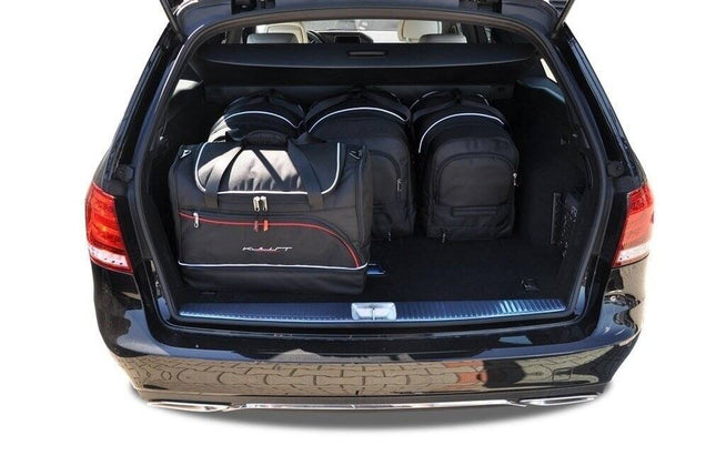 Kjust Reistassenset voor Mercedes Benz E-Klasse coupe 2009-2017 - Set van 5 Tassen met 3 Roltassen en 2 Sporttassen