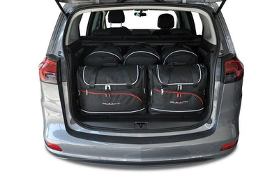 Kjust Reistassenset voor Opel Zafira Tourer 2011-2019 - Set van 5 Tassen met 3 Roltassen en 2 Vliegtuigtassen