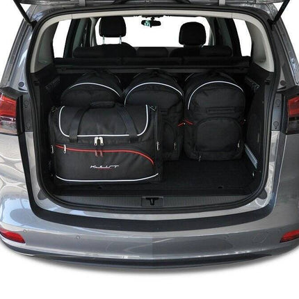 Kjust Reistassenset voor Opel Zafira Tourer 2011-2019 - Set van 5 Tassen met 3 Roltassen en 2 Vliegtuigtassen