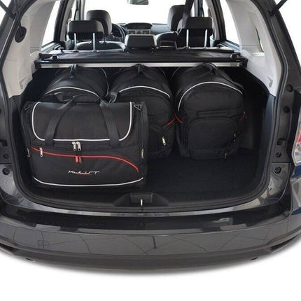 Kjust Reistassenset voor Subaru Forester 2013-2019 - Set van 5 Tassen met 3 Roltassen en 2 Vliegtuigtassen