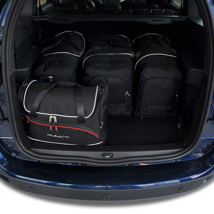 Kjust Reistassenset voor Dacia Lodgy 2012-2021 - Set van 5 Tassen met 3 Roltassen en 2 Vliegtuigtassen