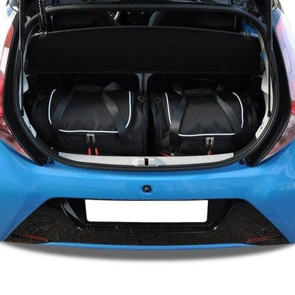 Kjust Reistassenset voor Toyota Aygo 5-deurs vanaf 2014 - Set van 2 Tassen met 2 Sporttassen