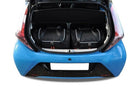 Kjust Reistassenset voor Toyota Aygo 5-deurs vanaf 2014 - Set van 2 Tassen met 2 Sporttassen