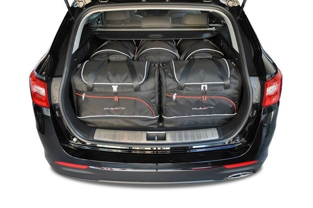 Kjust Reistassenset voor Kia Optima Sport Wagon vanaf 2016 - Set van 5 Tassen met 3 Roltassen en 2 Sporttassen