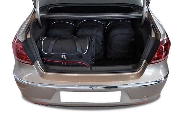 Kjust Reistassenset voor Volkswagen CC 2012-2017 - Set van 5 Tassen met 3 Roltassen en 2 Vliegtuigtassen