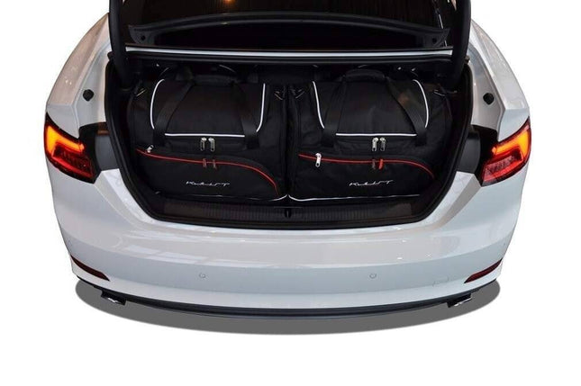 Kjust Reistassenset voor Audi A5 coupe 2017-2024 - Set van 5 Tassen met 3 Roltassen en 2 Sporttassen