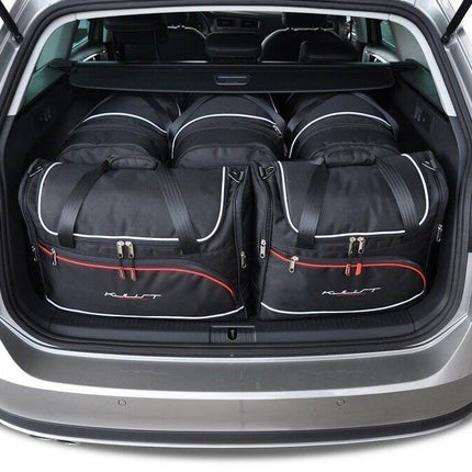 Kjust Reistassenset voor Volkswagen Golf Alltrack 2015-2020 - Set van 5 Tassen met 3 Roltassen en 2 Vliegtuigtassen