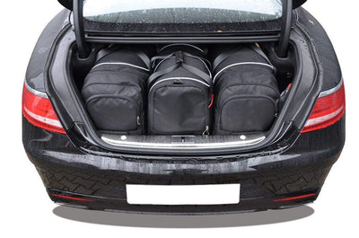 Kjust Reistassenset voor Mercedes Benz S-Klasse coupe 2014-2020 - Set van 4 Tassen met 2 Roltassen en 2 Sporttassen