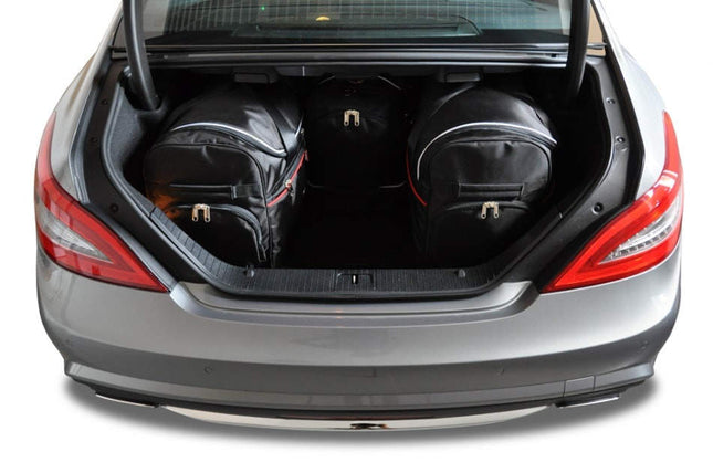 Kjust Reistassenset voor Mercedes Benz CLS 2011-2018 - Set van 4 Tassen met 2 Roltassen en 2 Sporttassen