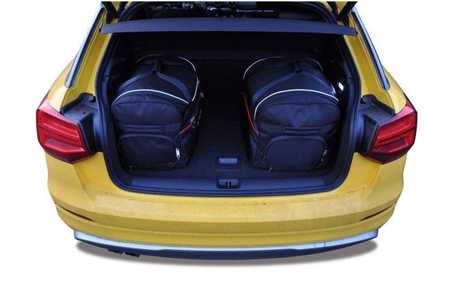 Kjust Reistassenset voor Audi Q2 vanaf 2016 - Set van 3 Tassen met 2 Roltassen en 1 Vliegtuigtas
