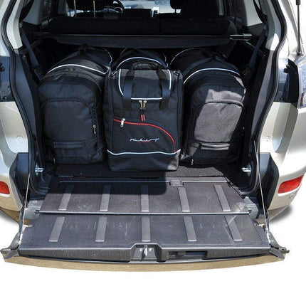 Kjust Reistassenset voor Mitsubishi Outlander 2007-2013 - Set van 4 Tassen met 2 Roltassen en 2 Sporttassen