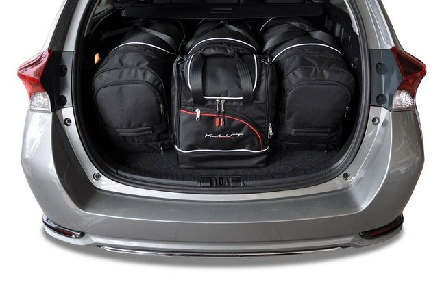 Kjust Reistassenset voor Toyota Auris Touring Sports 2013-2018 - Set van 4 Tassen met 3 Roltassen en 1 Sporttas