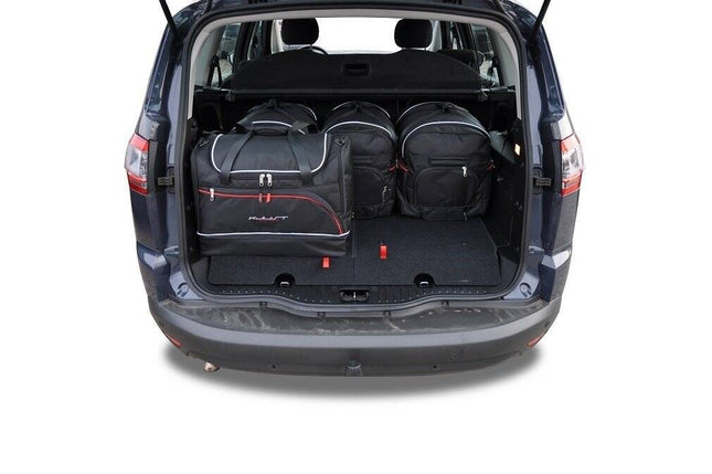 Kjust Reistassenset voor Ford S-Max 2006-2015 - Set van 5 Tassen met 3 Roltassen en 2 Sporttassen