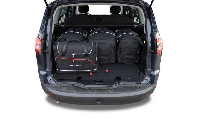 Kjust Reistassenset voor Ford S-Max 2006-2015 - Set van 5 Tassen met 3 Roltassen en 2 Vliegtuigtassen