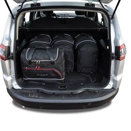 Kjust Reistassenset voor Ford S-Max 2006-2015 - Set van 5 Tassen met 3 Roltassen en 2 Sporttassen