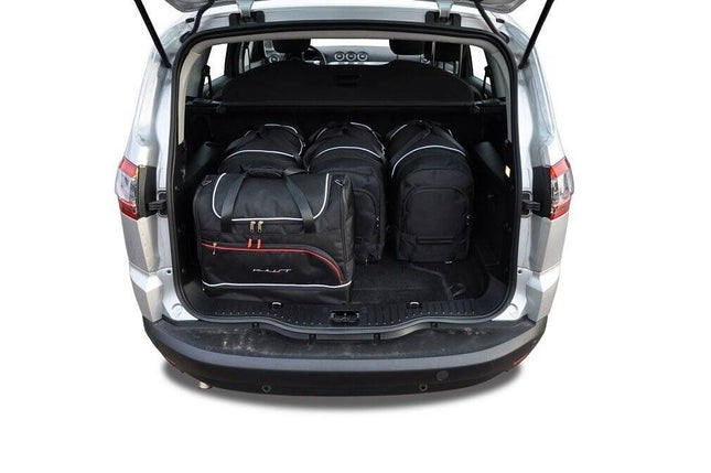 Kjust Reistassenset voor Ford S-Max 2006-2015 - Set van 5 Tassen met 3 Roltassen en 2 Sporttassen
