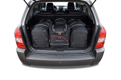 Kjust Reistassenset voor Hyundai Tucson 2003-2010 - Set van 4 Tassen met 2 Roltassen en 2 Sporttassen
