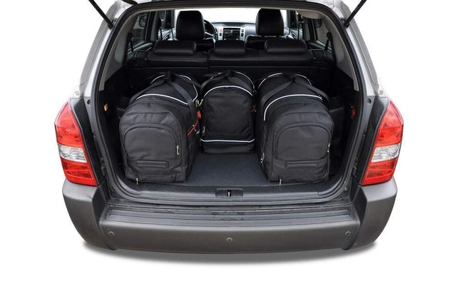 Kjust Reistassenset voor Hyundai Tucson 2003-2010 - Set van 4 Tassen met 2 Roltassen en 2 Sporttassen