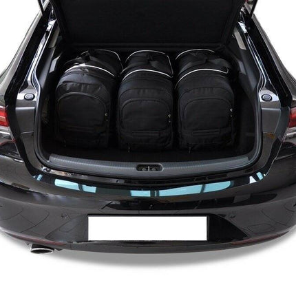 Kjust Reistassenset voor Opel Insignia Grand Sport vanaf 2017 - Set van 5 Tassen met 3 Roltassen en 2 Vliegtuigtassen