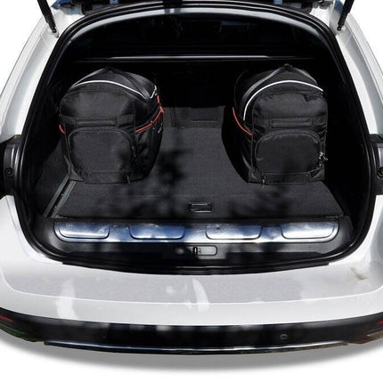 Kjust Reistassenset voor Peugeot 508 RXH stationwagen 2012-2018 - Set van 5 Tassen met 3 Roltassen en 2 Vliegtuigtassen