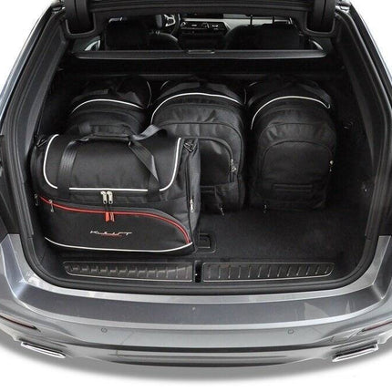 Kjust Reistassenset voor BMW 5 serie Touring 2017-2024 - Set van 5 Tassen met 3 Roltassen en 2 Vliegtuigtassen